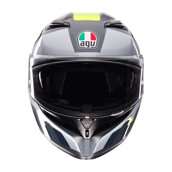AGV K3 Shade Grey Yellow Fluo