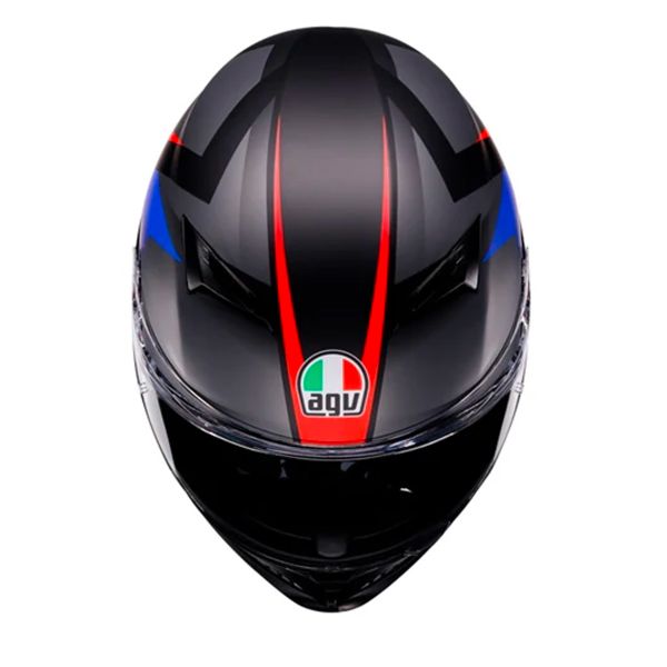 AGV K3 Striga Matt Black Blue Red