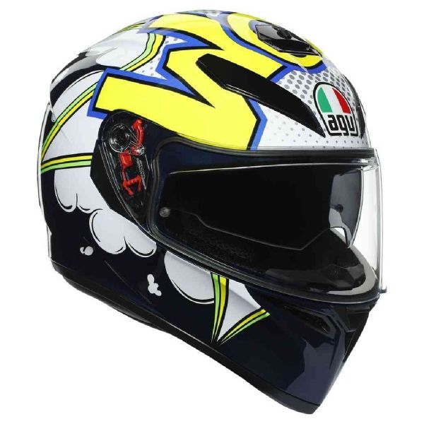 Integral AGV K3 SV Bubble Blue White Yellow Fluo