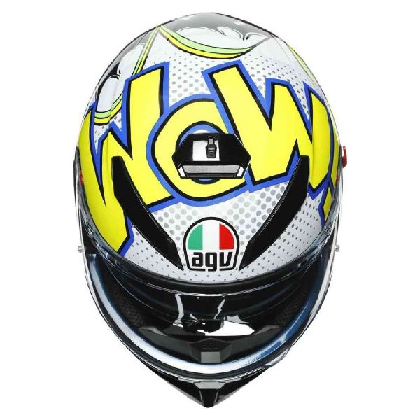 AGV K3 SV Bubble Blue White Yellow Fluo