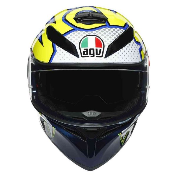 AGV K3 SV Bubble Blue White Yellow Fluo