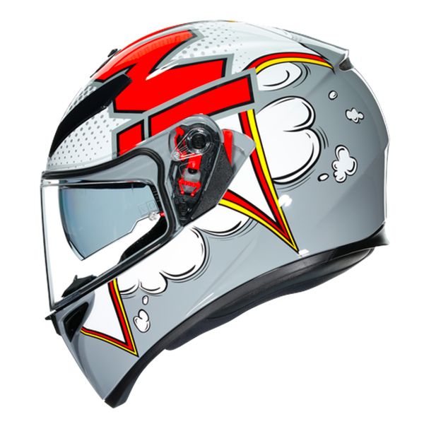 AGV K3 SV Bubble Grey White Red