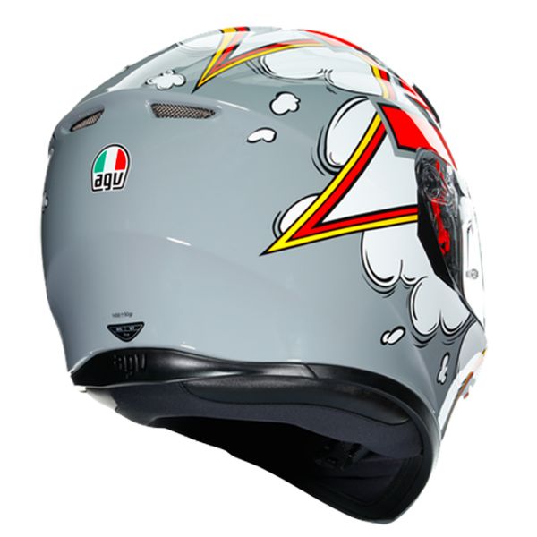 AGV K3 SV Bubble Grey White Red