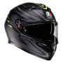 Casque Integral AGV K3 Syth Matt Black Yellow Fluo
