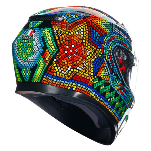 AGV K3 Top Rossi Winter Test 2018 + Kit Bluetooth Lokui K30