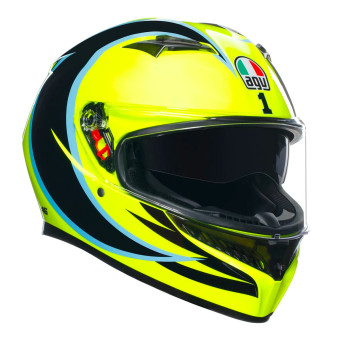 AGV K3 Top Rossi WT Phillip Island 2005 + Kit Bluetooth Lokui K30