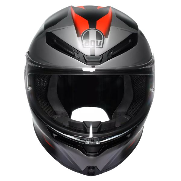 AGV K6 S Karve Matt Black Grey Red