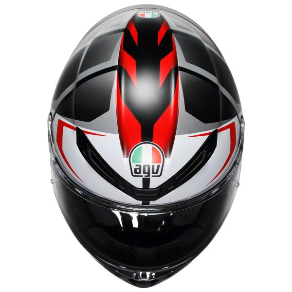 AGV K6 S Karve Matt Black White Red