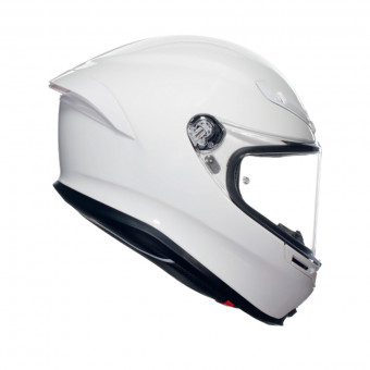 AGV K6 S Mono White + Kit Bluetooth Lokui K30