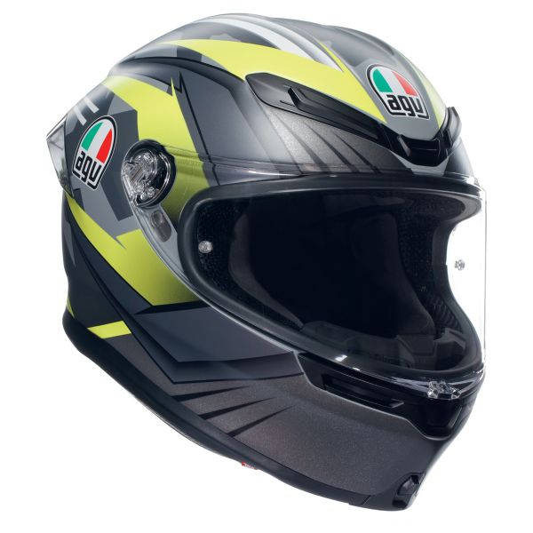 Integral AGV K6 S Multi Excite Matt Camo Fluo Yellow