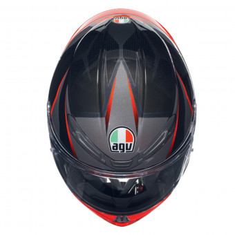 AGV K6 S Multi Slashcut Black Grey Red