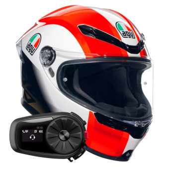 Integral AGV K6 S Replica SIC58 + Kit Bluetooth 5S Solo