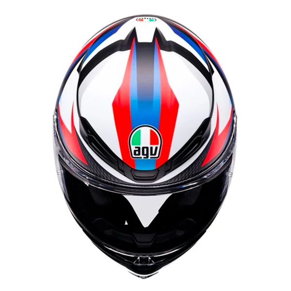 AGV K6 S Timewarp Matt Black Red Blue