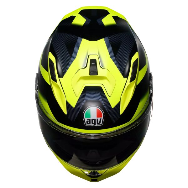 AGV K7 Glimpse Black Yellow Fluo