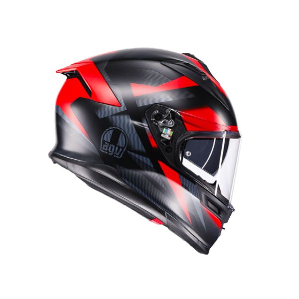 AGV K7 Glimpse Matt Black Red