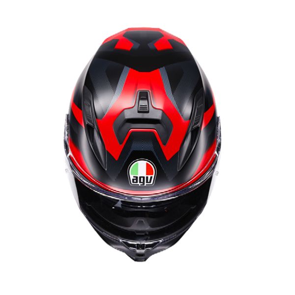 AGV K7 Glimpse Matt Black Red