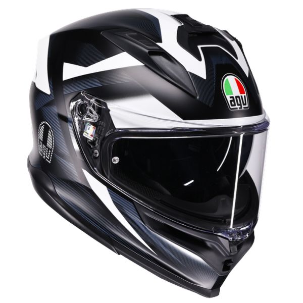Integral AGV K7 Glimpse Matt Black White
