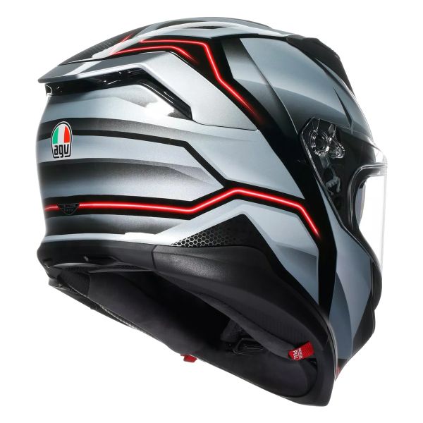 AGV K7 Jaeger Black Silver