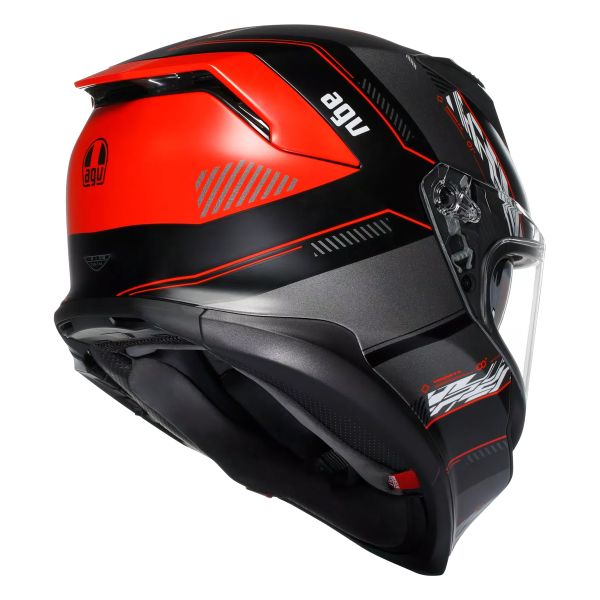 AGV K7 Kyber Black Red
