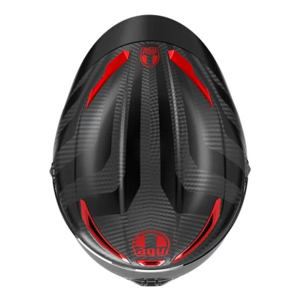 AGV Pista GP RR Intrepido Matt Carbon Black Red