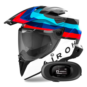 Integral Airoh Commander 2 Doom Black + Kit bluetooth 5R Lite Solo