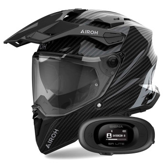 Integral Airoh Commander 2 Full Carbon + Kit bluetooth 5R Lite Solo
