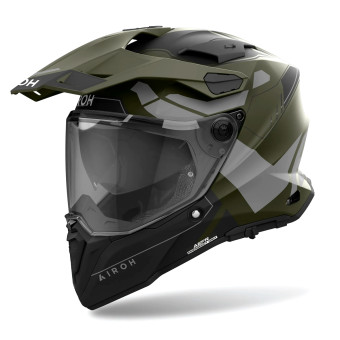 Airoh Commander 2 Reveal Military Green + Kit Bluetooth Lokui K30