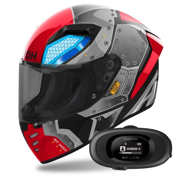 Integral Airoh Connor Bot + Kit bluetooth 5R Lite Solo