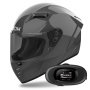 Casque Integral Airoh Connor Color Anthracite + Kit bluetooth 5R Lite Solo