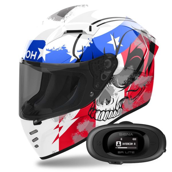 Integral Airoh Connor Nation + Kit bluetooth 5R Lite Solo