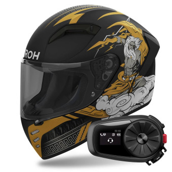 Integral Airoh Connor Zeus + Kit Bluetooth 5S Solo