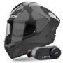 Casque Integral Airoh Matryx Color Dark Grey + Kit Bluetooth Lokui K30