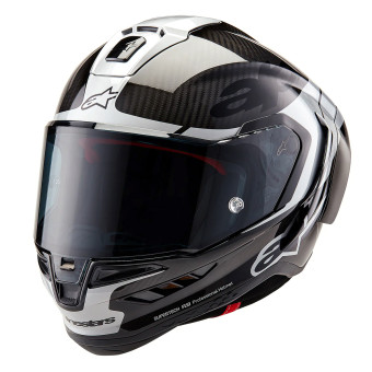 Integral Alpinestars Supertech R10 Element Black Carbon Silver Black Glossy
