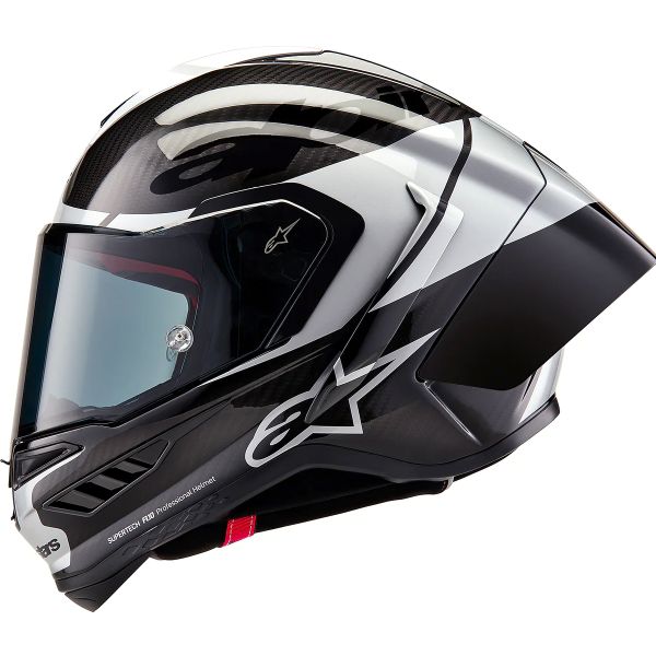 Alpinestars Supertech R10 Element Black Carbon Silver Black Glossy