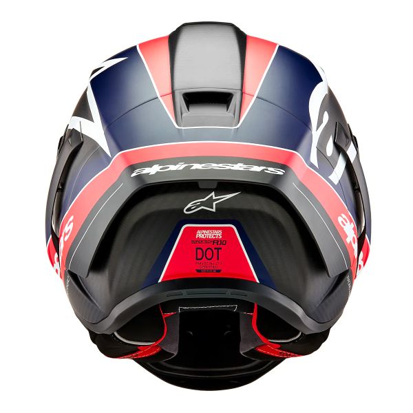 Alpinestars Supertech R10 Team Black Carbon Red Fluo Blue Matt