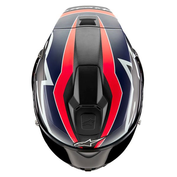 Alpinestars Supertech R10 Team Black Carbon Red Fluo Blue Matt