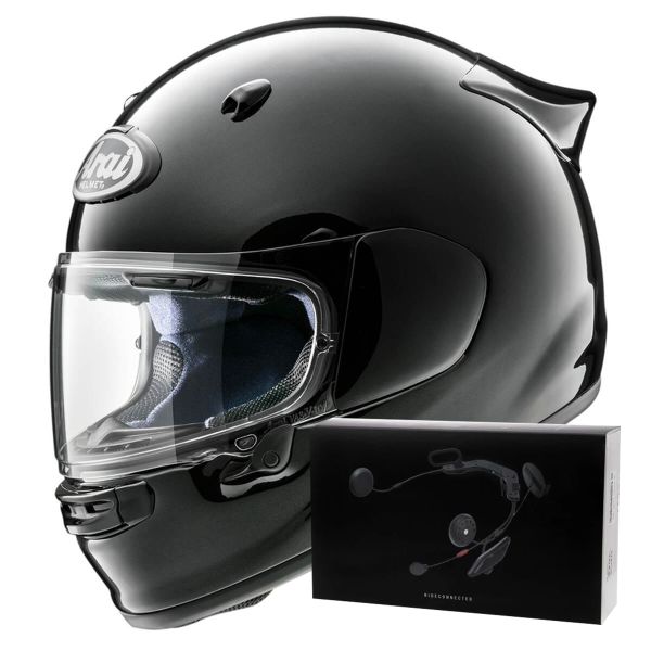 Integral Arai Quantic Diamond Black + Kit bluetooth ACS10