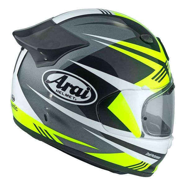 Arai Quantic Mark Yellow White Black + Kit Bluetooth 5S Solo