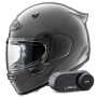 Casque Integral Arai Quantic Modern Grey + Kit Bluetooth Lokui K30