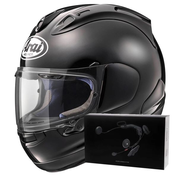Integral Arai RX-7V Evo Diamond Black + Kit bluetooth ACS10