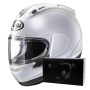 Casque Integral Arai RX-7V Evo Diamond White + Kit bluetooth ACS10