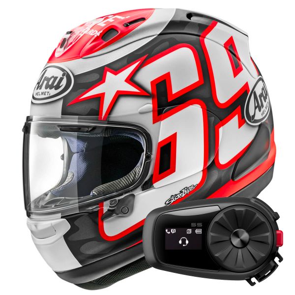 Integral Arai RX-7V Evo Hayden Reset + Kit Bluetooth 5S Solo