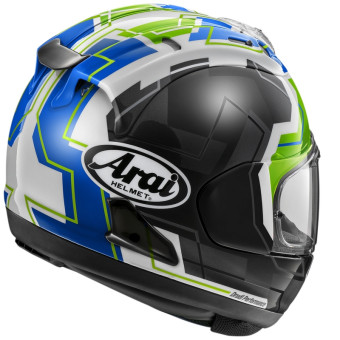 Arai RX-7V Evo JR65 Green + Kit bluetooth ACS10