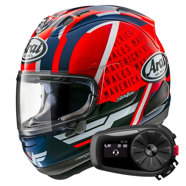 Integral Arai RX-7V Evo Maverick 23 + Kit Bluetooth 5S Solo
