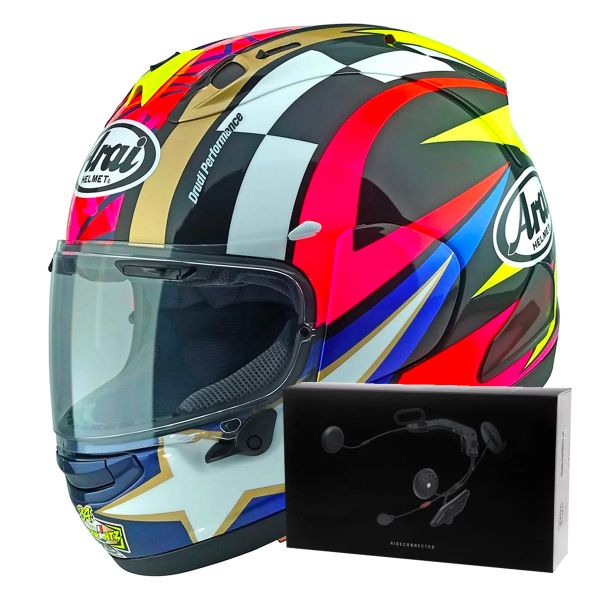Integral Arai RX-7V Evo Schwantz 30 + Kit bluetooth ACS10 Integral Arai RX-7V Evo Schwantz 30 + Kit bluetooth ACS10