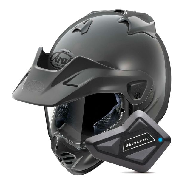 Integral Arai Tour-X5 Adventure Grey + Kit Bluetooth BT Mini Integral Arai Tour-X5 Adventure Grey + Kit Bluetooth BT Mini