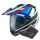 Pack Tour-X5 Africa Twin Blue White Black + Kit Bluetooth BT Mini