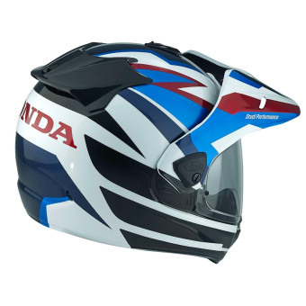 Arai Tour-X5 Africa Twin Blue White Black + Kit Bluetooth BT Mini