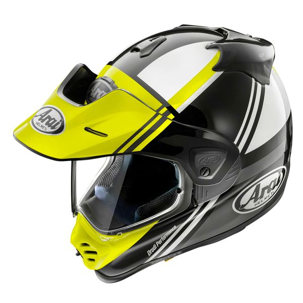 Arai Tour-X5 Cosmic Neon Yellow White Black + Kit Bluetooth 5S Solo