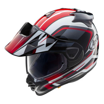 Arai Tour-X5 Discovery White Red Black + Kit Bluetooth BT Mini